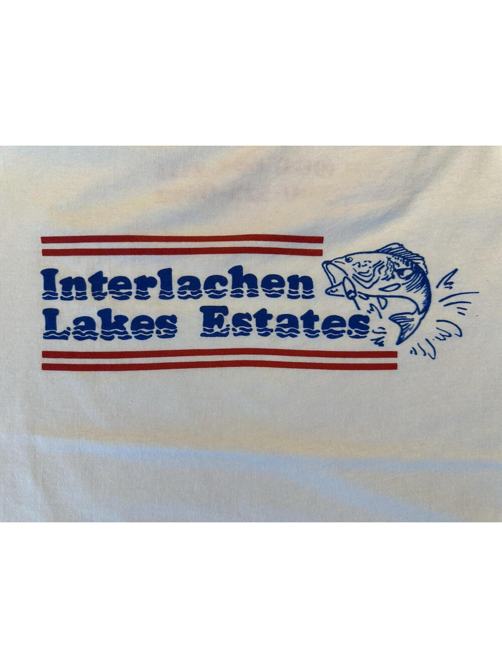 vintage 80's LARGE MOUTH BASS ringer T shirt SCREEN STARS large MADE IN USA - Picture 8 of 16